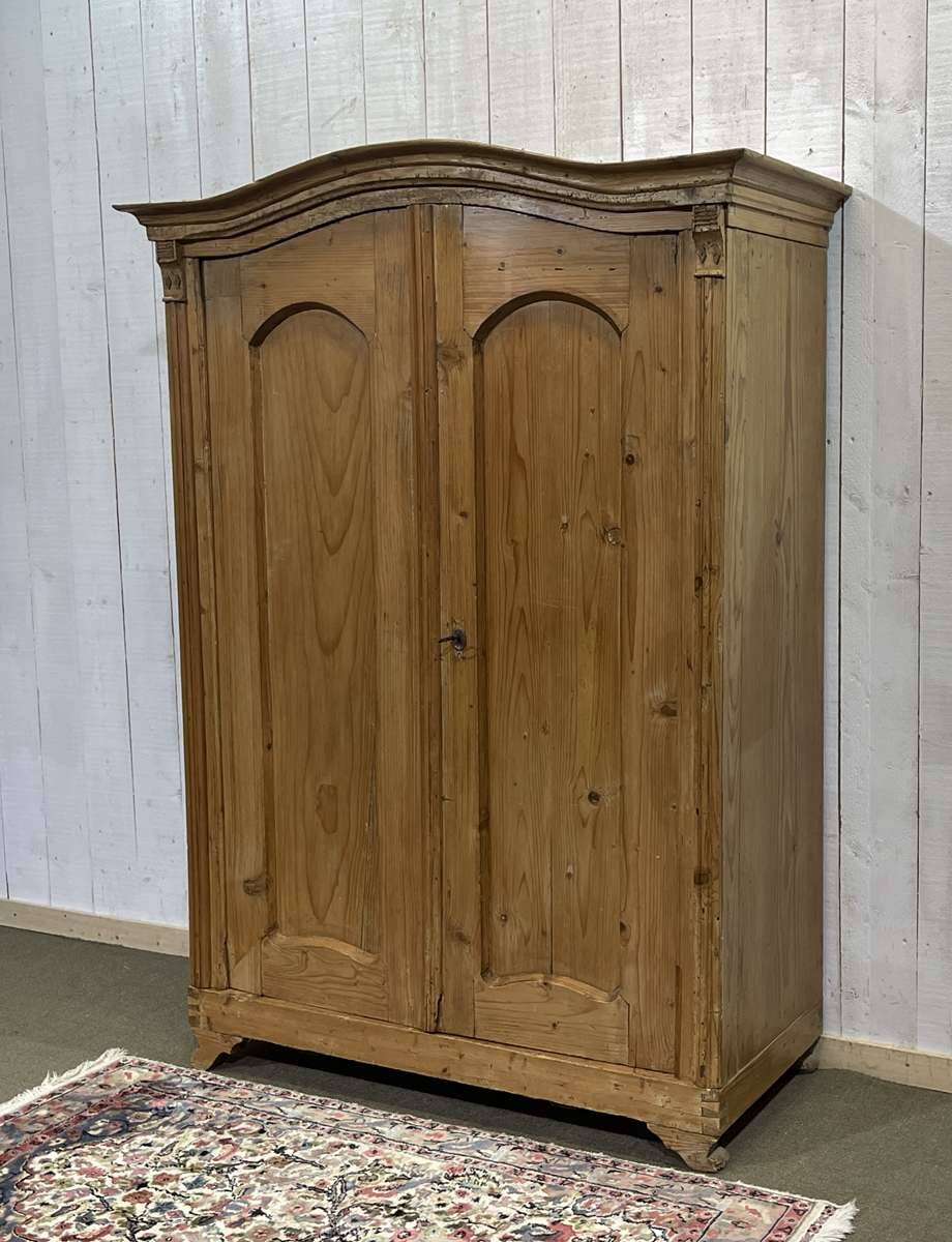 Alsatian fir wardrobe from the late 19th century - Dismantlable