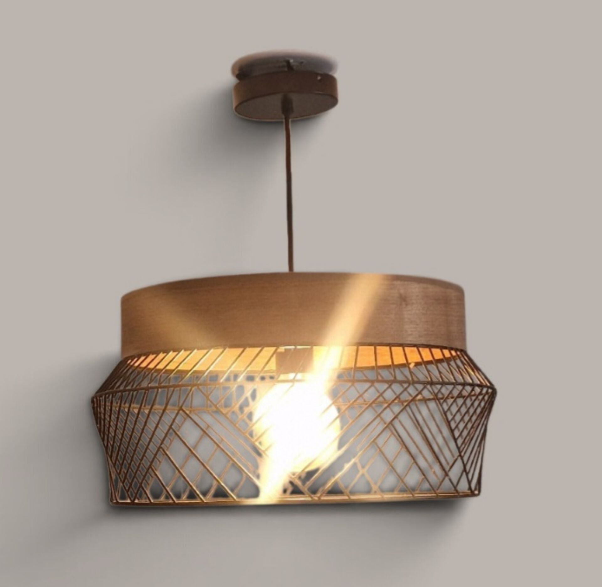 Contemporary Suspension Design - Wood and Metal