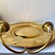 Vintage Wall Double Candle Holder Sconce in Brass