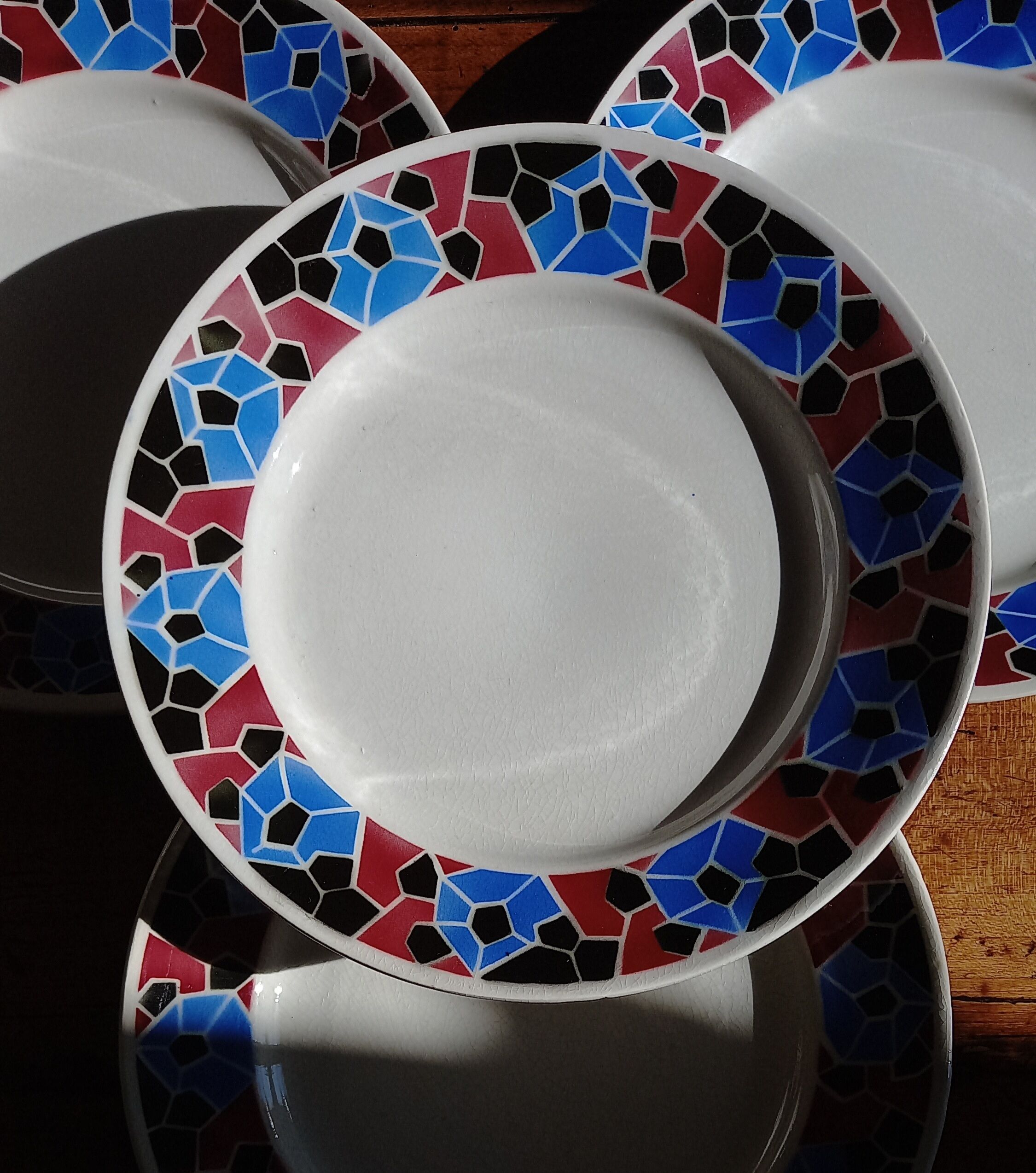 4 flat plates K.G Luneville model "Hohneck"