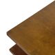 Vintage square coffee table in teak veneer, 1960s design