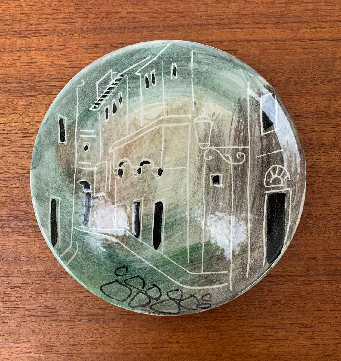 Vintage Italian wall plate