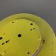 Metal opaline glass wall light, yellow, Italy, 1960s