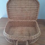 Vintage flat basket