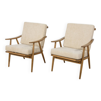 Fauteuils Mid Century de TON, 1960s, Set de 2