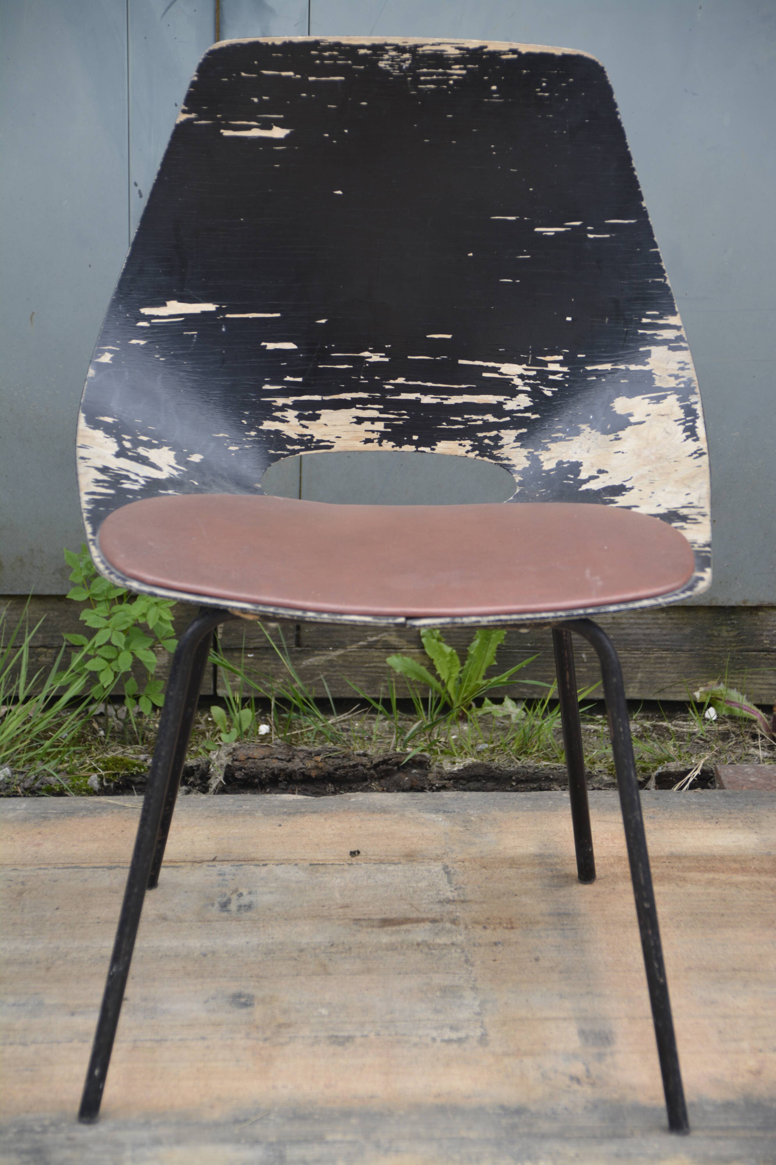 Pair of Tonneau chairs by Pierre Guariche