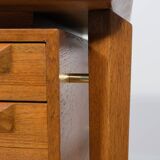 Mid-Century Teak Desk by I.B Kofod-Larsen for Seffle Möbelfabrik, Sweden, 1950s