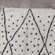Handmade pure wool rug, size 150 x 250 cm.