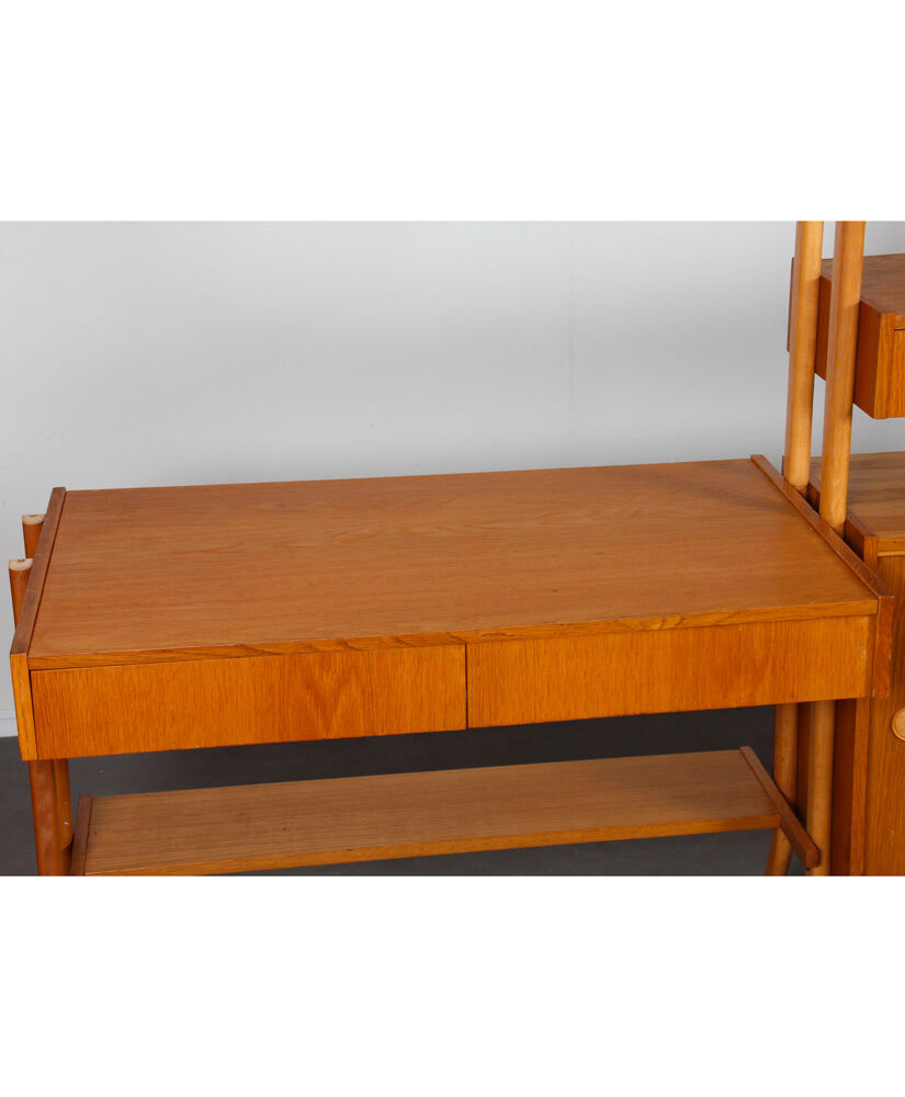 Vintage wooden wall unit by Frantisek Jirak, circa 1960