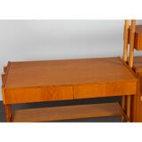 Vintage wooden wall unit by Frantisek Jirak, circa 1960
