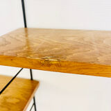 Modular Scandinavian wall shelf, circa 1960