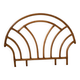 70's rattan headboard