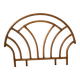 70's rattan headboard