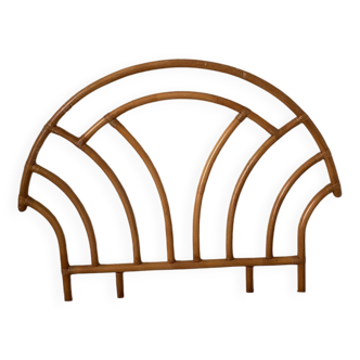 70's rattan headboard