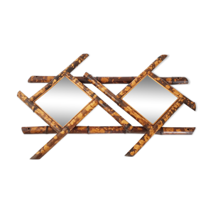 miroir en bambou & verre