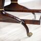 Vintage Side Table in Dark Brown Beech, 1950s
