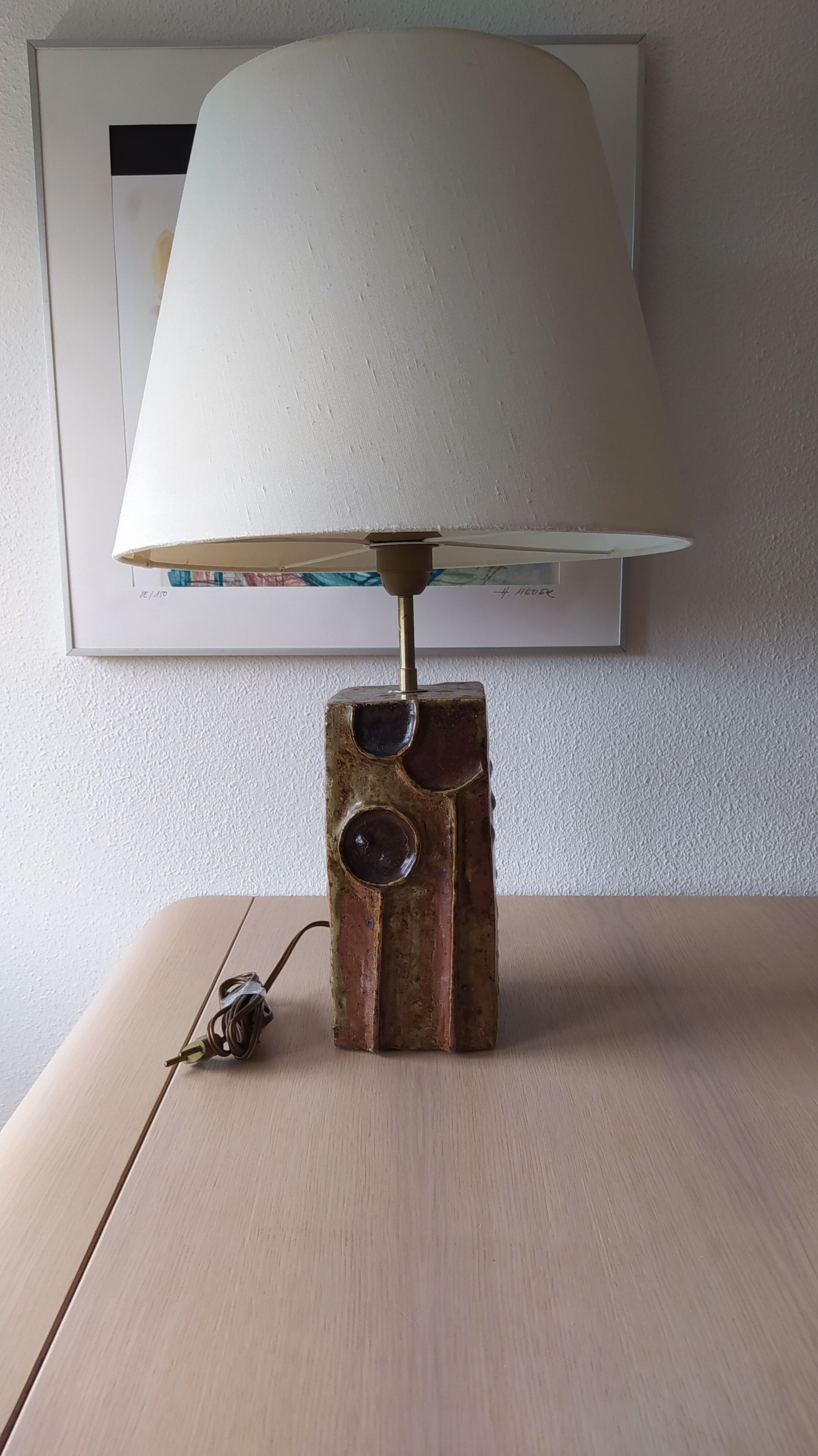 Ceramist lamp foot