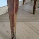 Pair of 2 Louis XV bedside tables - marquetry - 2 drawers - pink marble