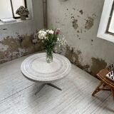 Table basse Heinz Lilienthal mosaïque marbre