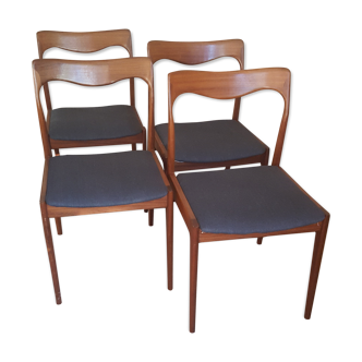 4 Goede Arbeid teak chairs