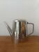 Silver-plated hammered metal teapot Art Deco