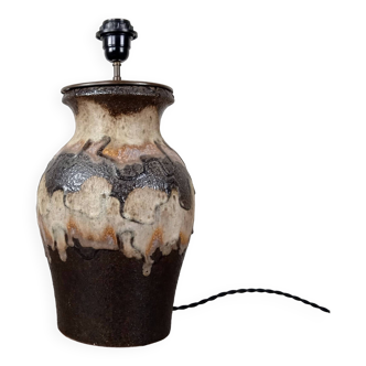 Fat lava west germany sandstone lamp 1970