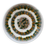 Plate with scarified decoration, signed CHS, Cyprus