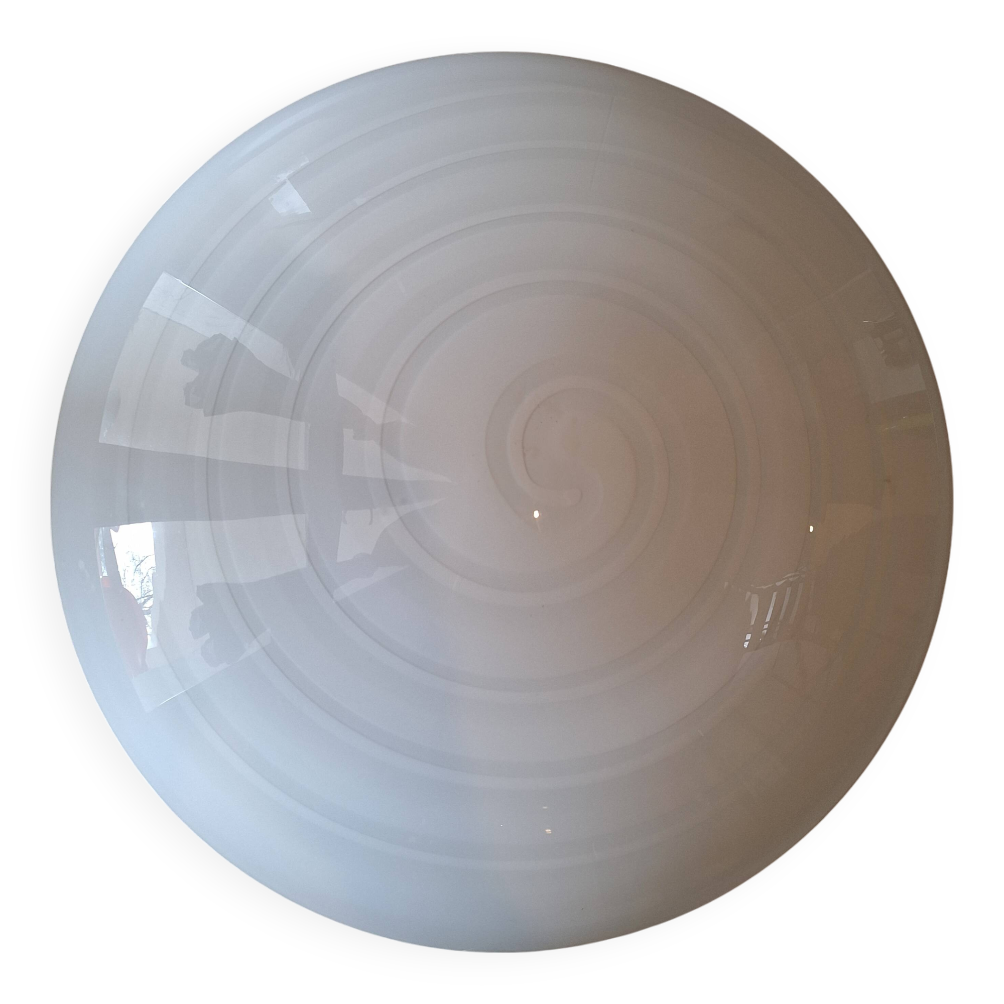 Plafonnier Plafoniera vintage en verre de Murano italien