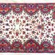Tapis persan intérieur beige 145 x 72cm