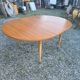 Table scandinave extensible en teck des années 60