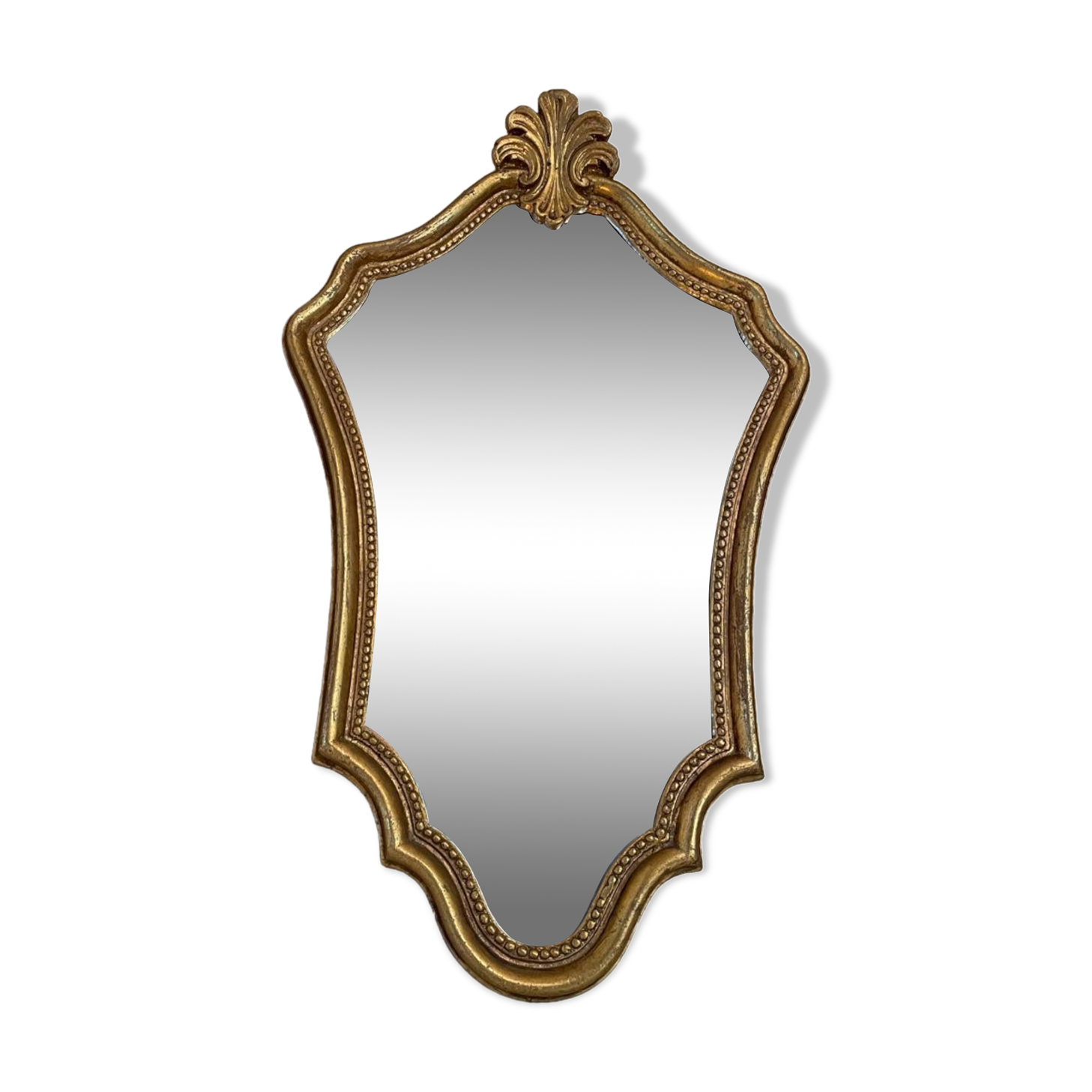Baroque style gold mirror