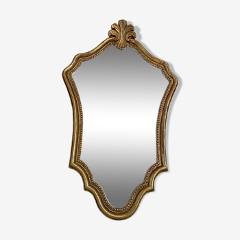 Baroque style gold mirror