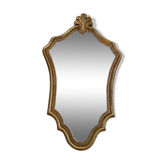 Baroque style gold mirror