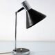 Italian Mid-Century Desk Lamp, Chrome and Black, 1960s