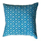 Coussin Kachin turquoise beige 40x40 cm