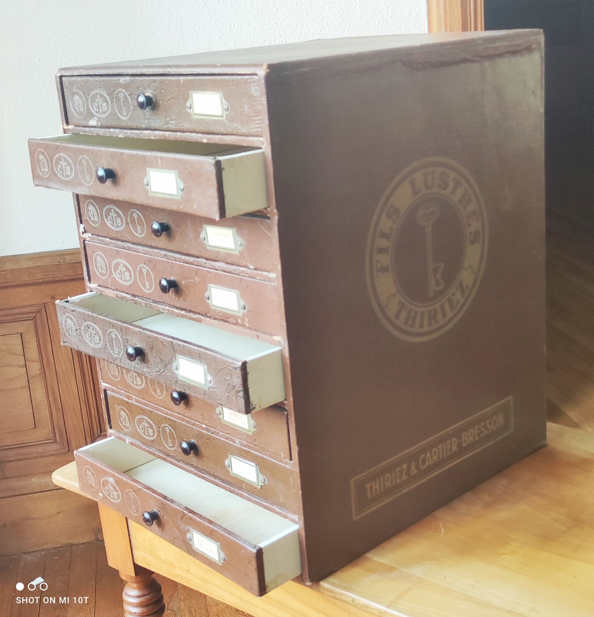 Old haberdashery furniture Thiriez & Cartier Bresson