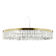 Lustre contemporain en verre « sinfonia » triedro murano