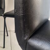 Suite of 4 vintage chairs Pierre Guariche Meurop 1960