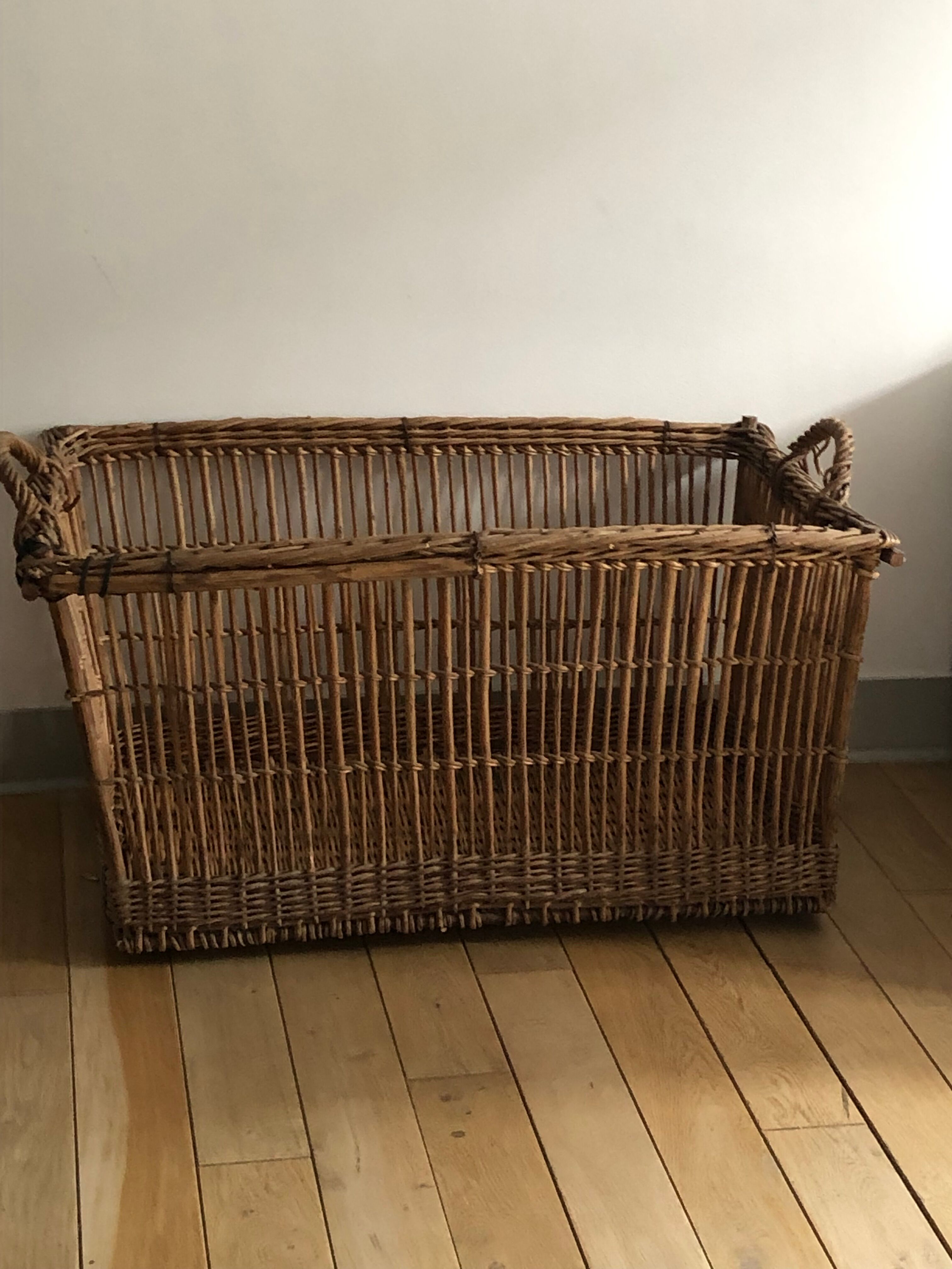 Storage basket antique trade furniture