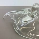 Murano glass "lucid" bowl shell element shell Murano, Italy, 1970s