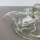 Murano glass "lucid" bowl shell element shell Murano, Italy, 1970s