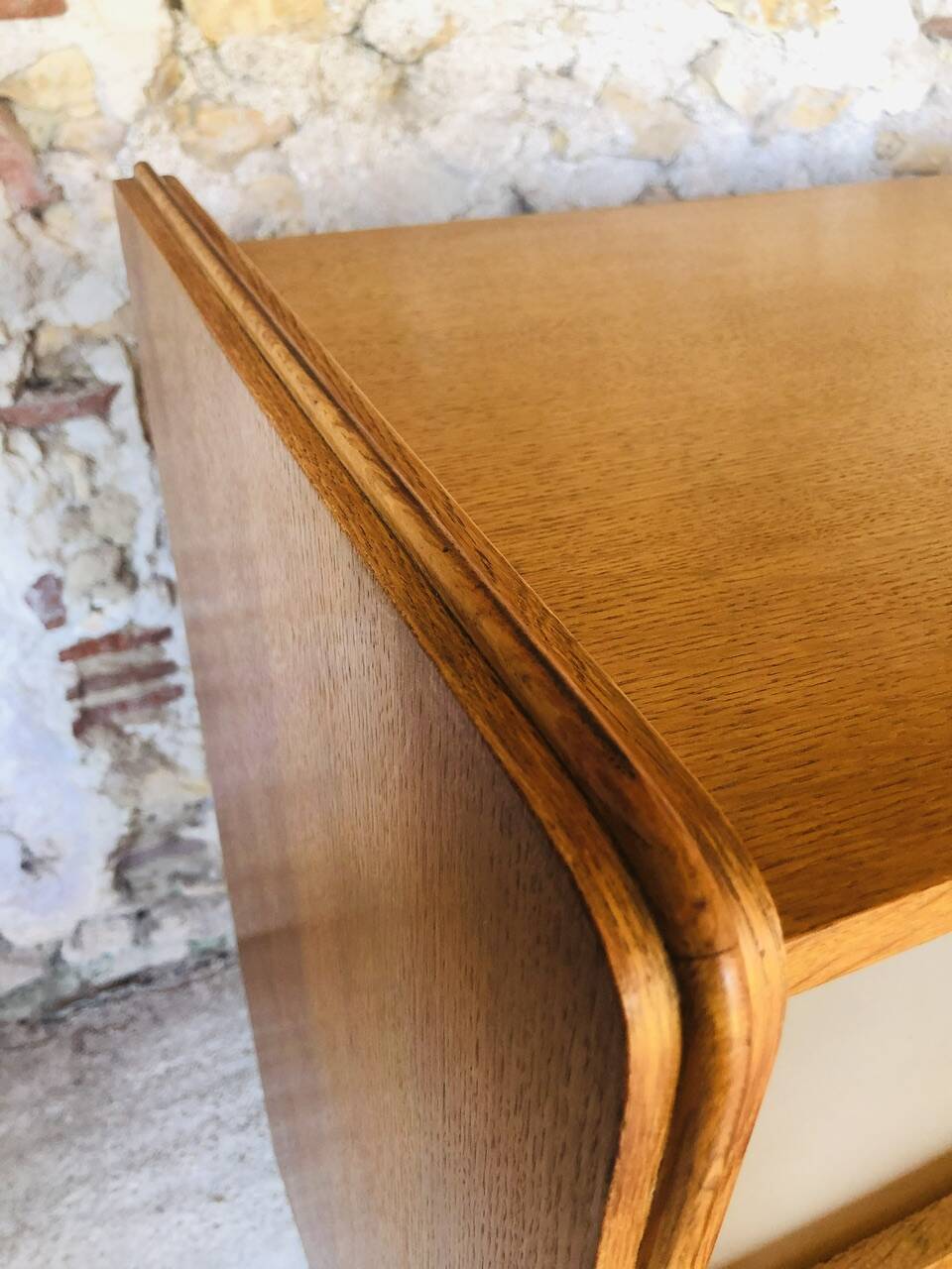 Vintage storage unit on compass legs by SAM Circa 50's/60's