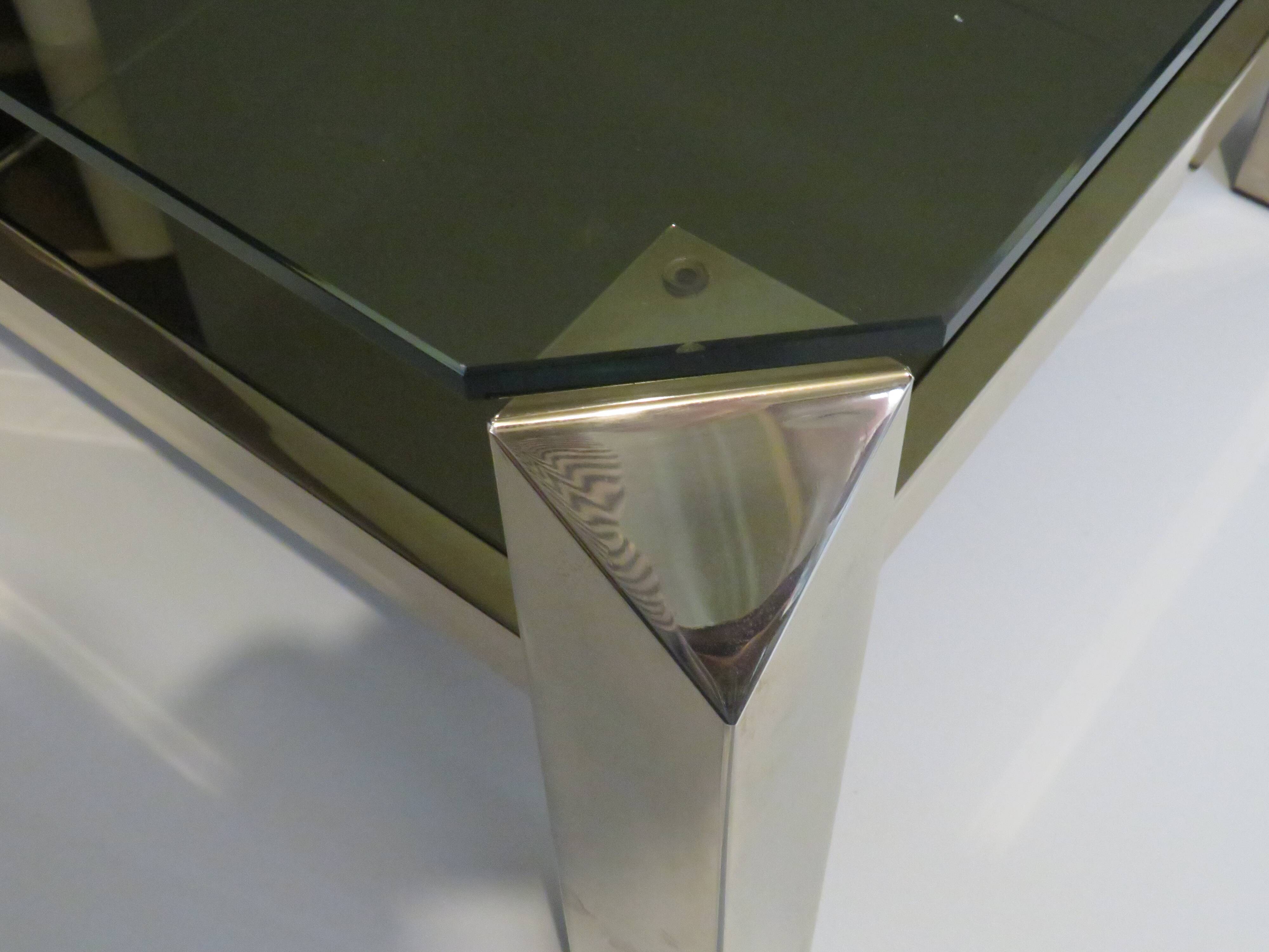 Belgochrom coffee table, Belgium 1970s