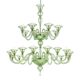 Monumental Modern Elegant "Rigadin" Murano Glass Chandelier