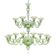 Monumental Modern Elegant "Rigadin" Murano Glass Chandelier