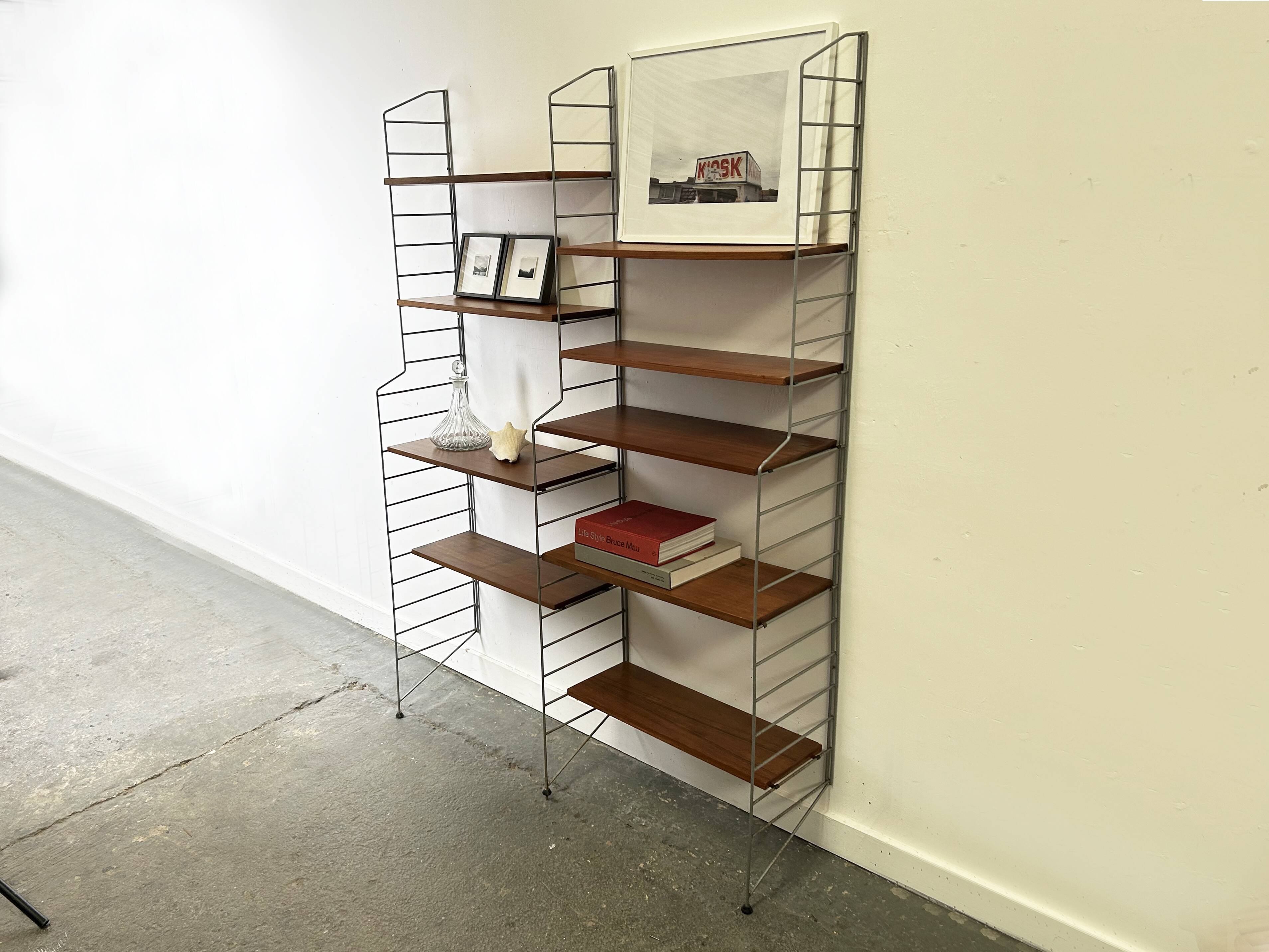 1960s Mid-Century shelving system by Brianco