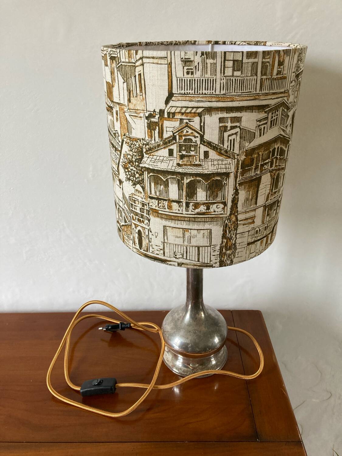 Refurbished Lamp: Italian Manufacturer PETTINI STIGA Vintage Base