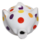 White polka dot Elephant teapot, vintage French