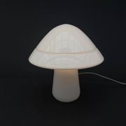 Mushroom lamp by RES MURANO in opaline, Italy 1960