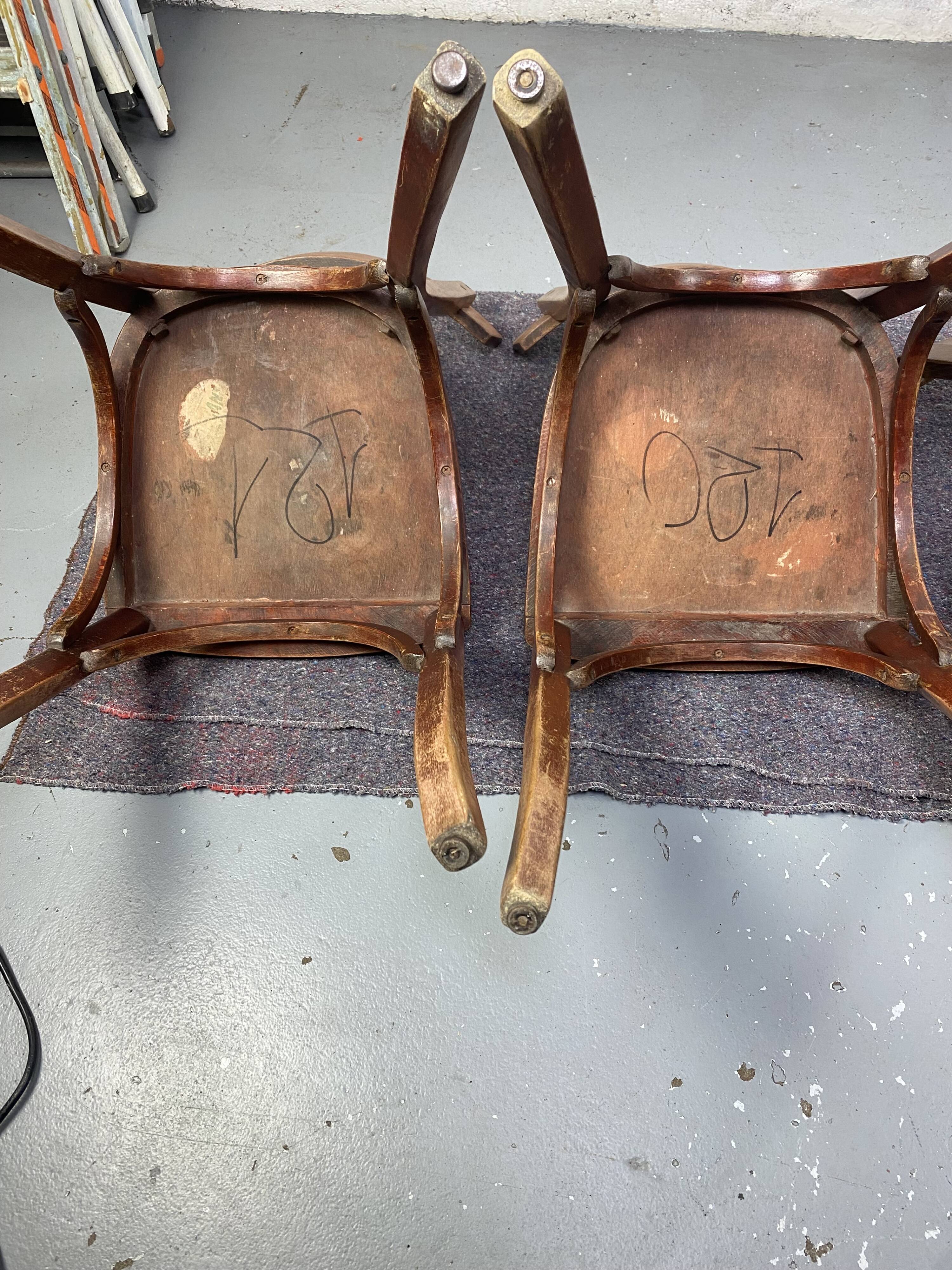 4 Baumann bistro chairs